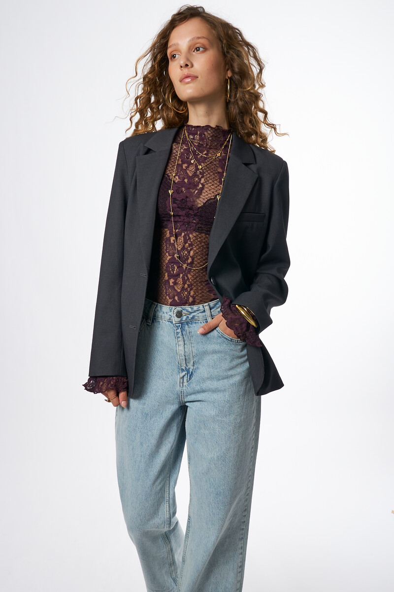 Purple lace top | My Jewellery