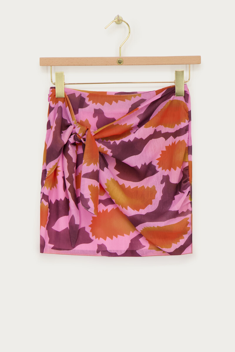 Purple skirt with draping | My Jewellery