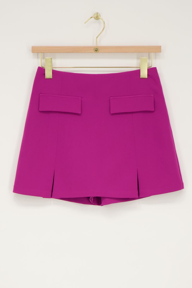 Purple skort with pockets | My Jewellery