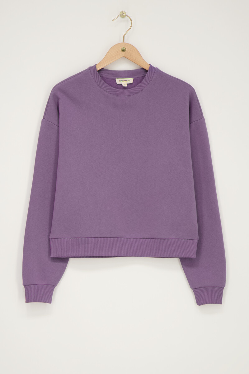 Purple sweater "La vie a Paris" | My Jewellery