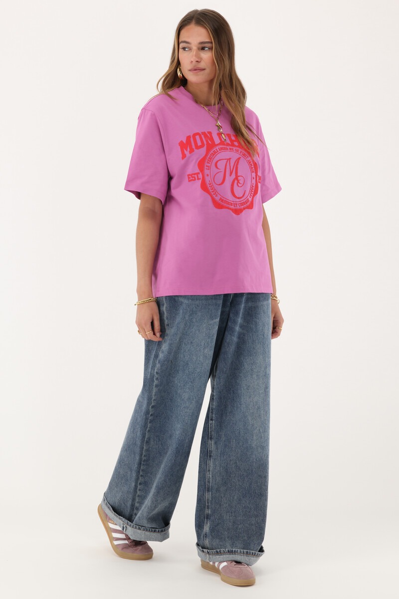 Purple T-shirt 'Mon chéri' | My Jewellery
