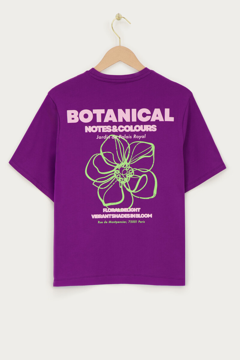 Purple T-shirt "Botanical" | My Jewellery