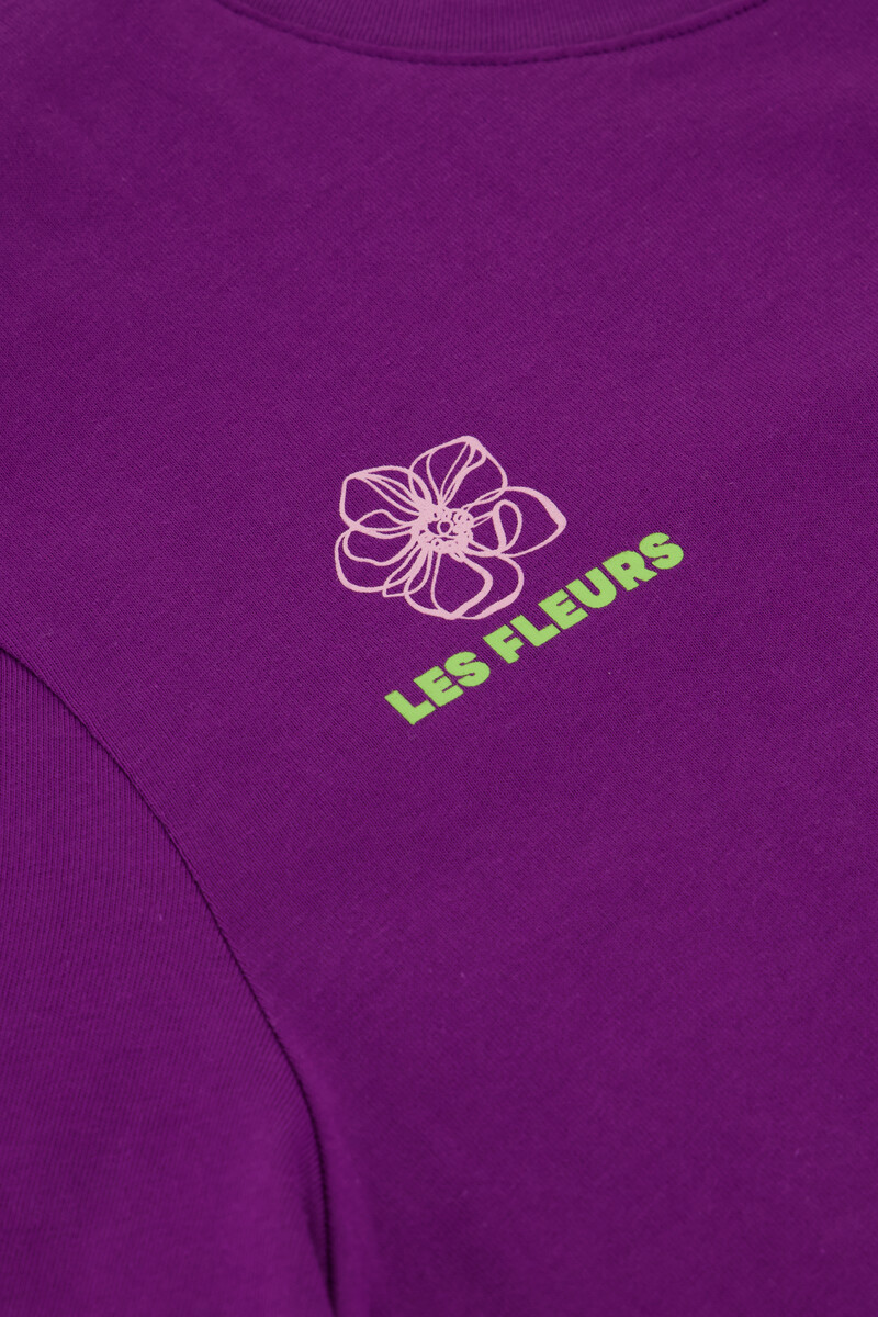 Purple T-shirt "Botanical" | My Jewellery