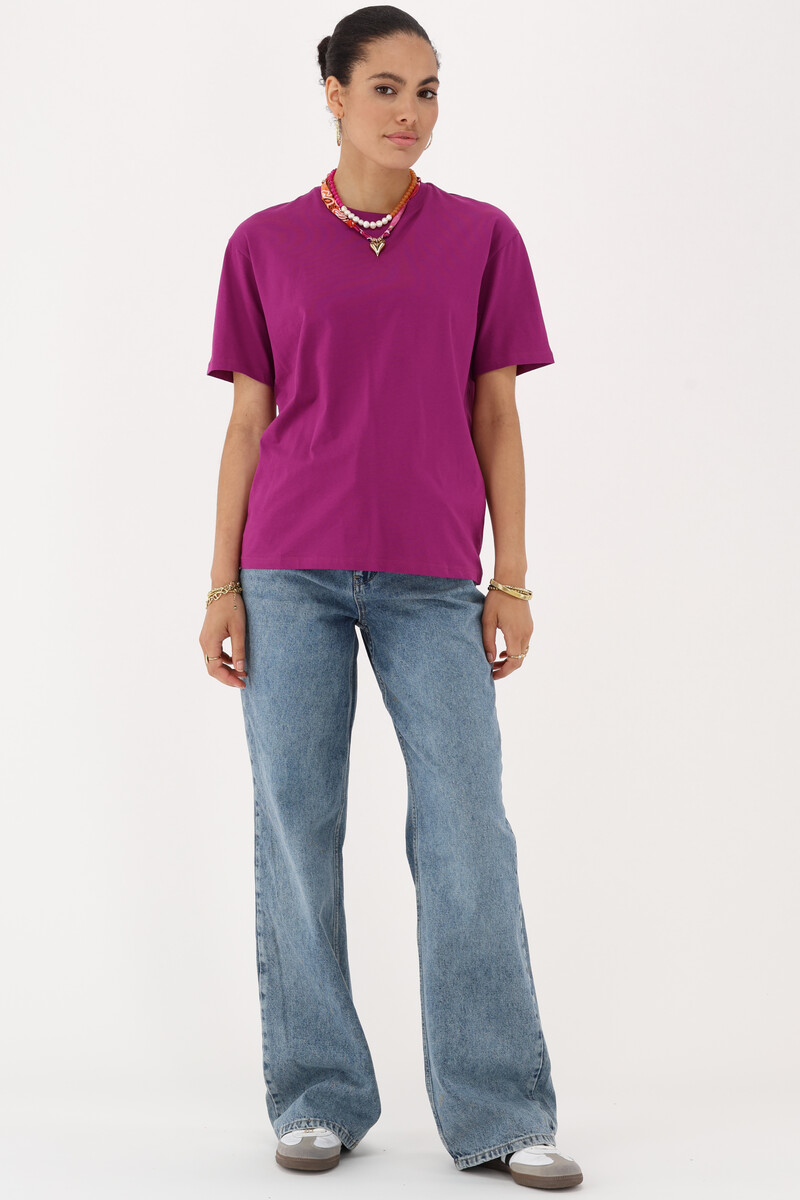 Purple T-shirt "Eternellement femme" | My Jewellery