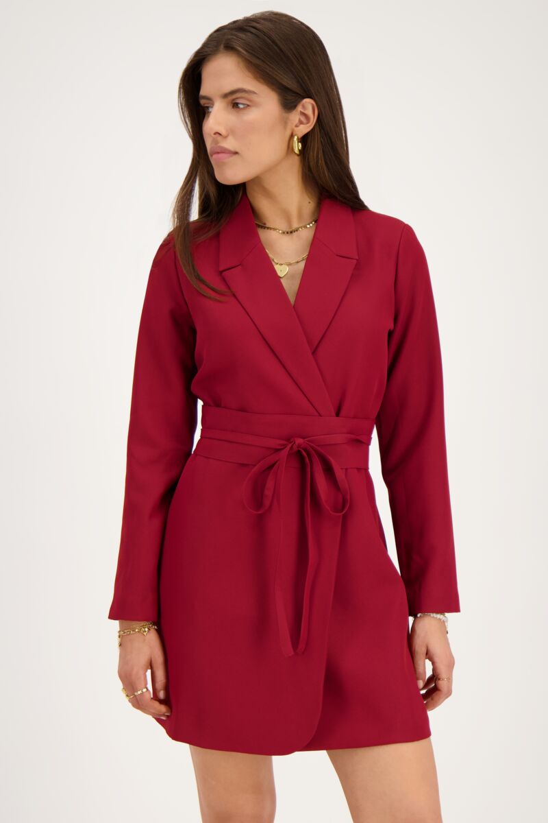 Burgundy blazer dress new arrivals