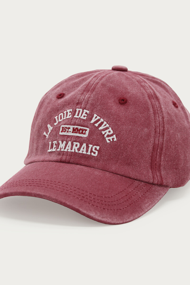Red cap "Le marais" | My Jewellery