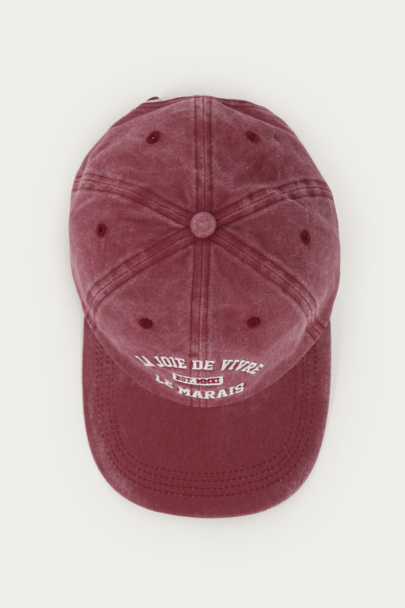 Red cap "Le marais" | My Jewellery