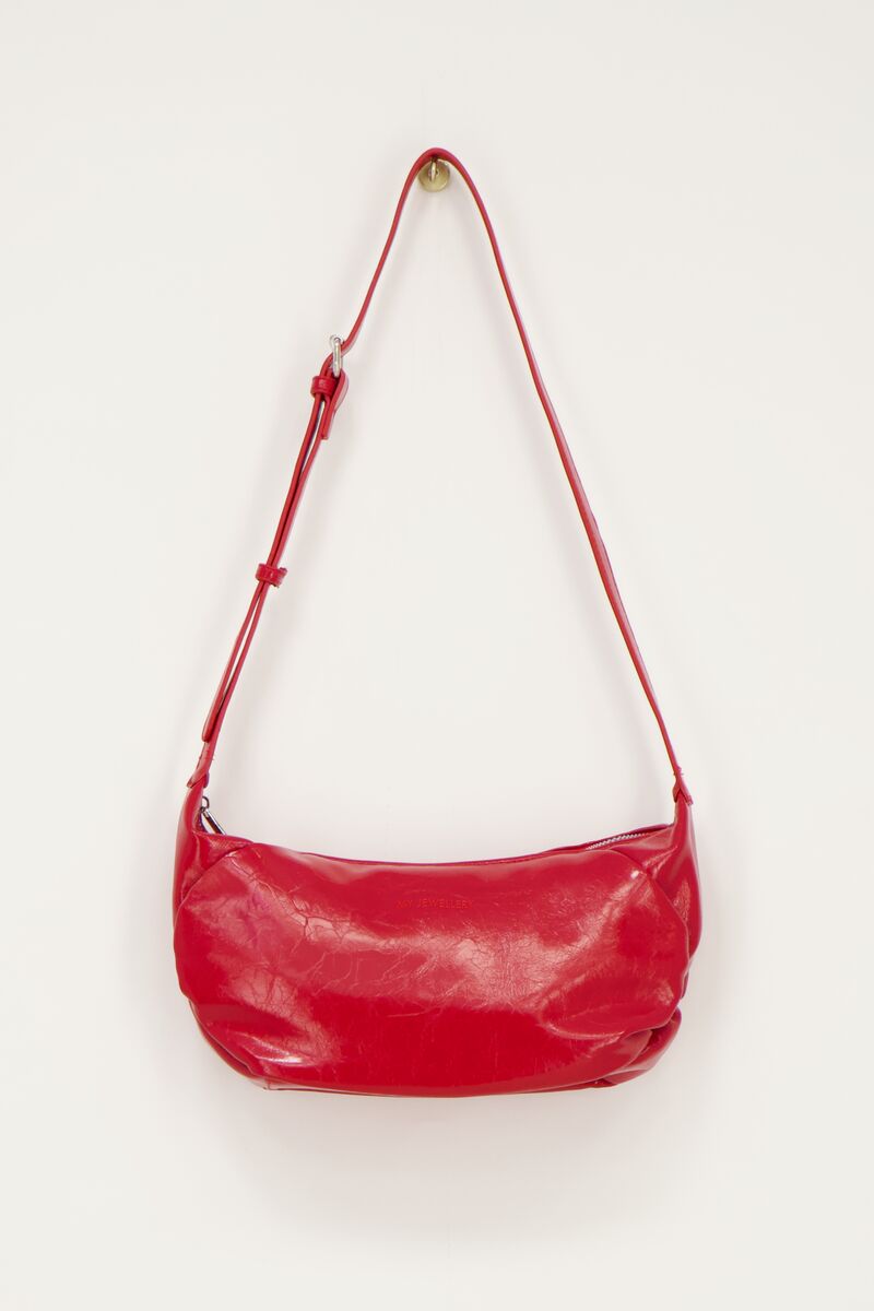 Sac a main rouge vernis 2025