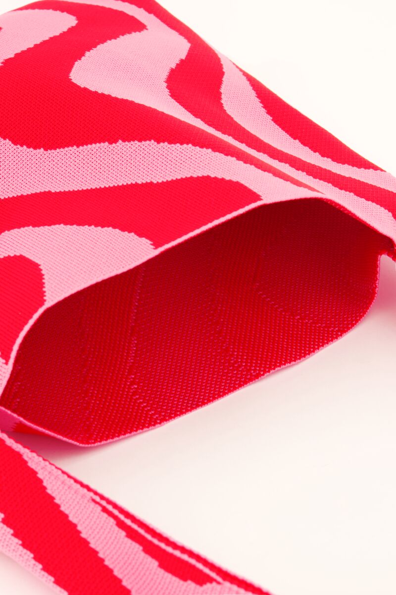 Red & pink swirl shopper | My Jewellery