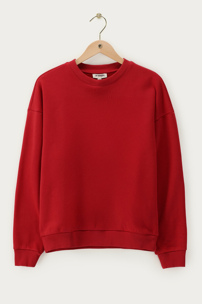 Red sweater "City of dreams" | My Jewellery