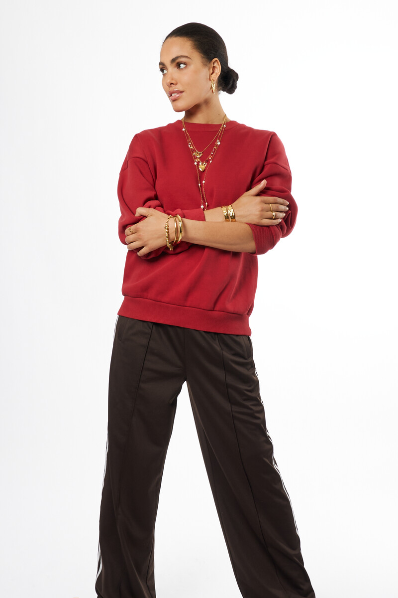 Red sweater "City of dreams" | My Jewellery