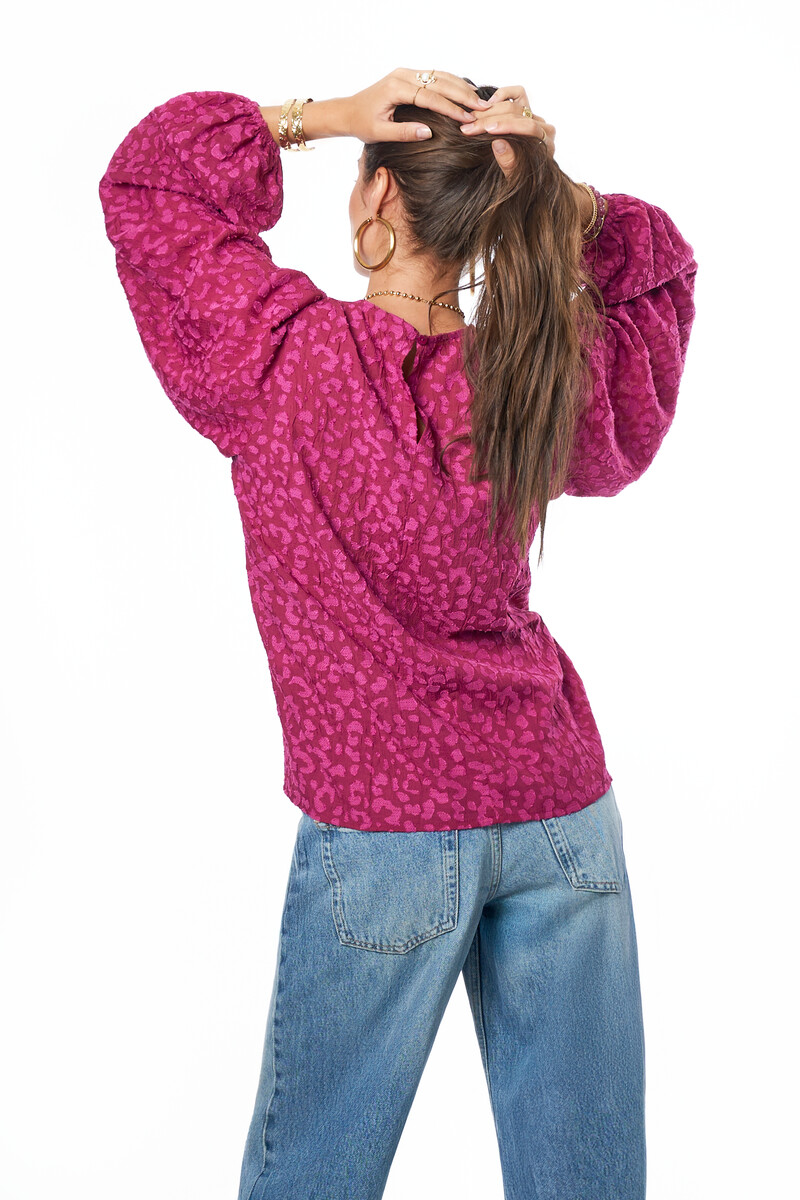 Red leopard print top | My Jewellery