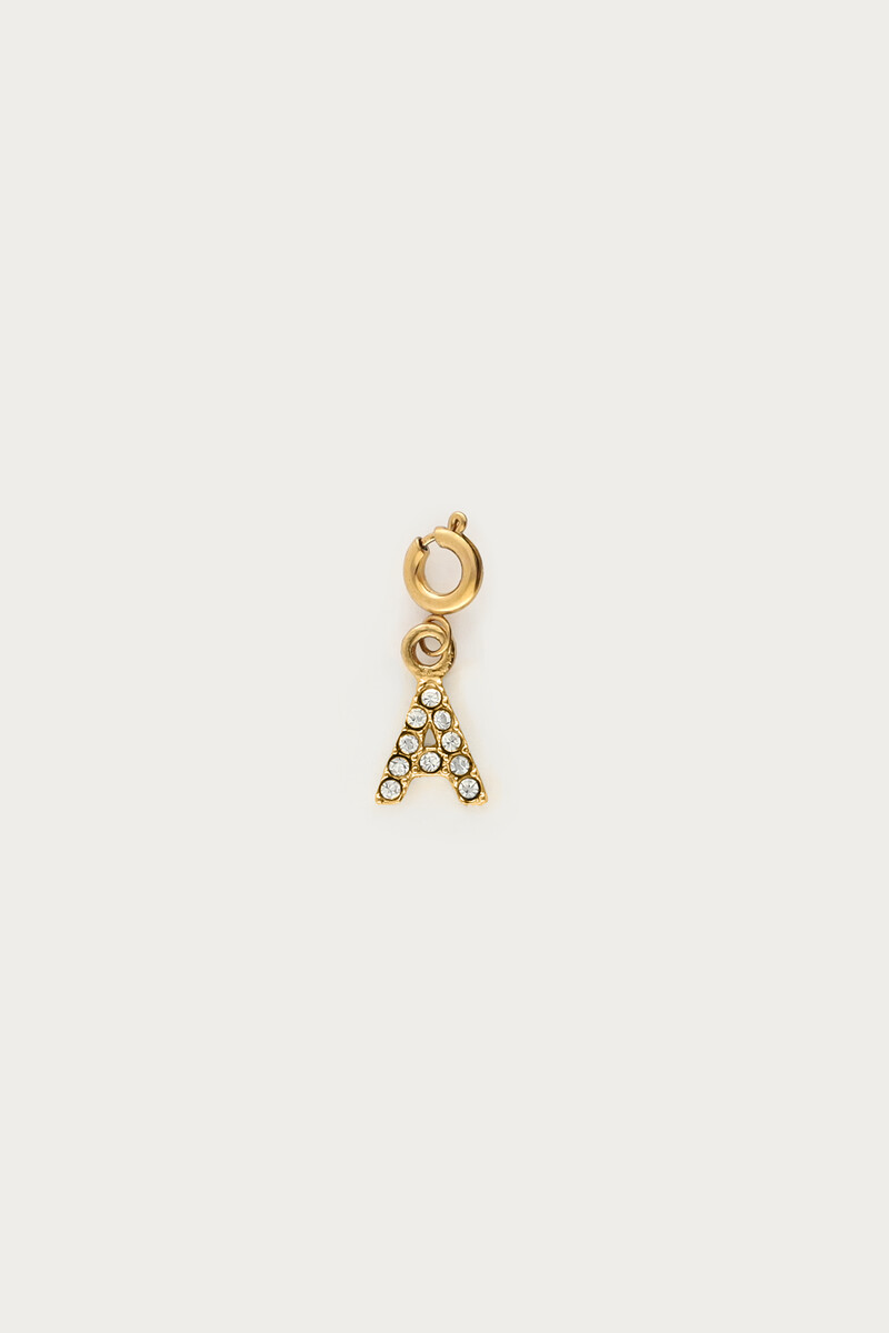Initial bedel met steentjes