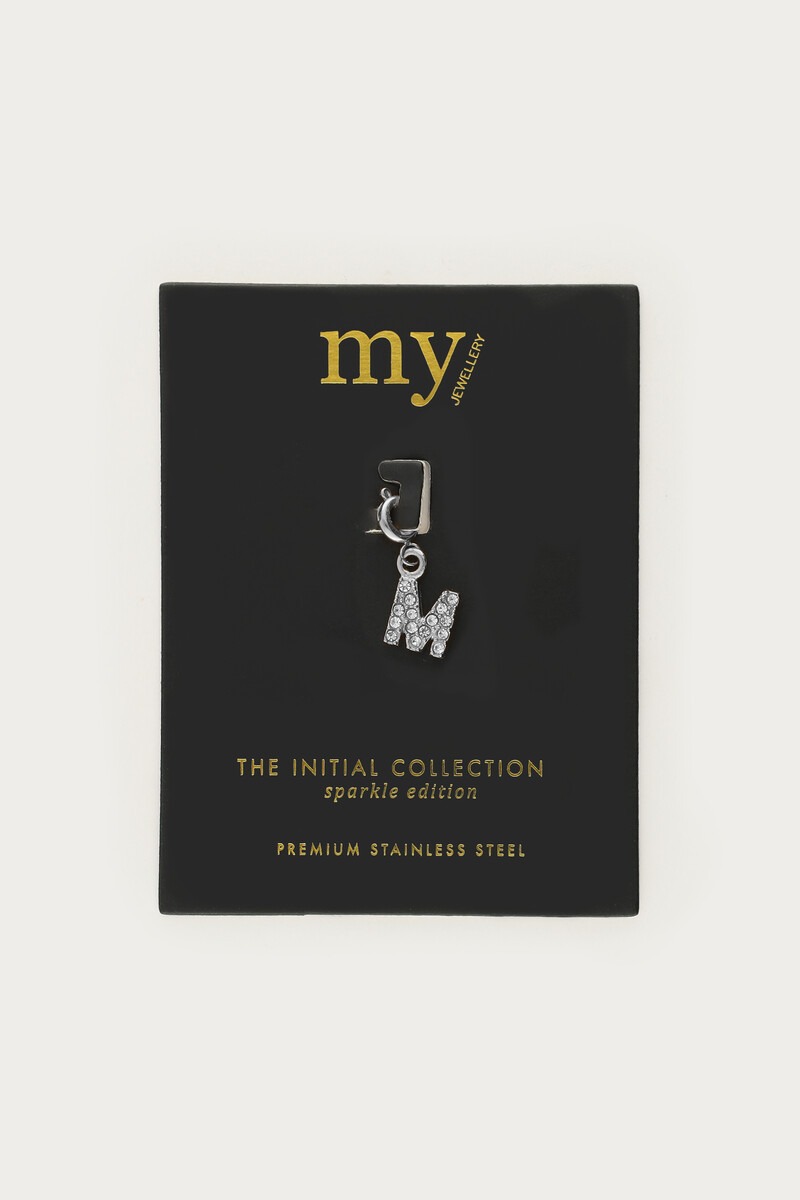 Rhinestone initial charm | My Jewellery
