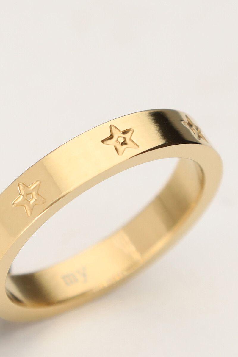 Ring with engraved stars | My Jewellery