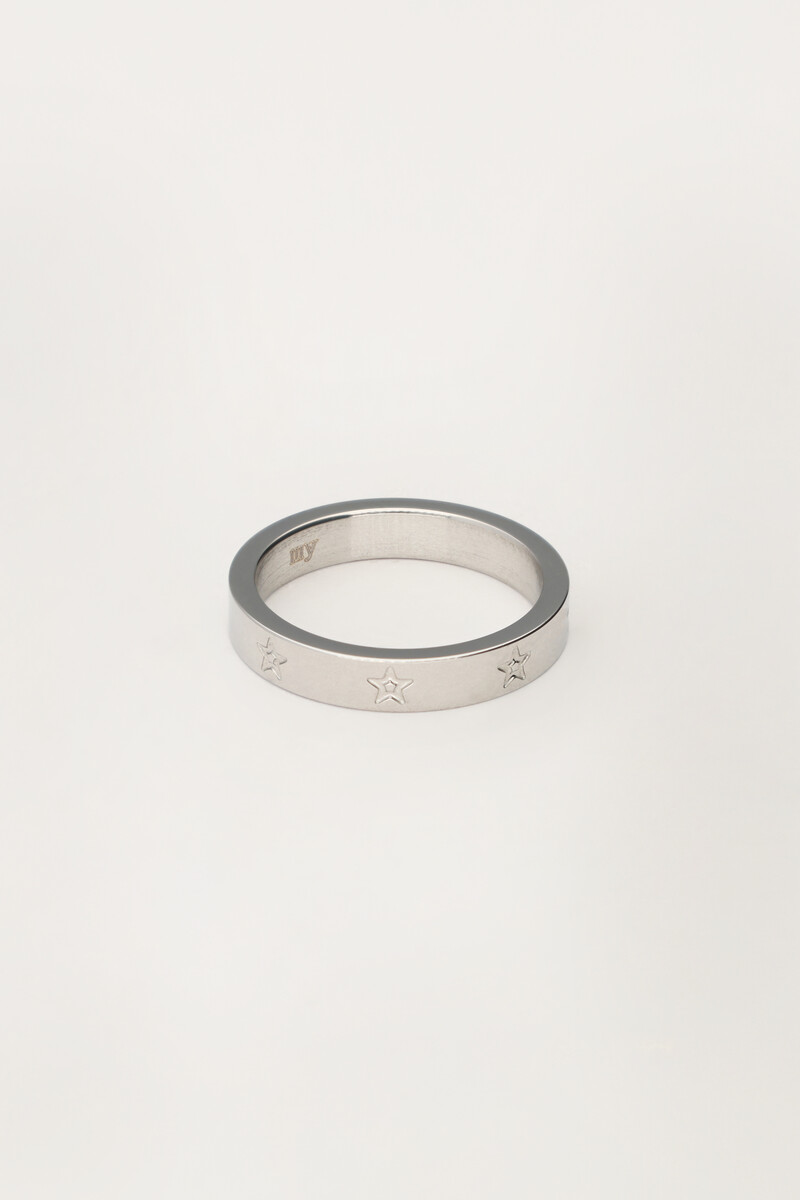 Ring with engraved stars | My Jewellery