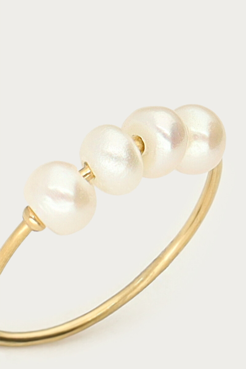 Ring with four freshwater pearls | My Jewellery