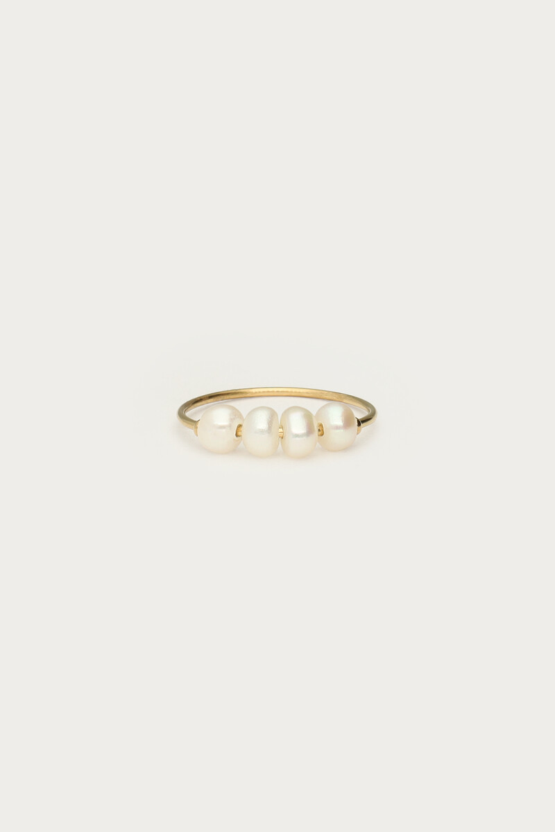 Ring with four freshwater pearls | My Jewellery