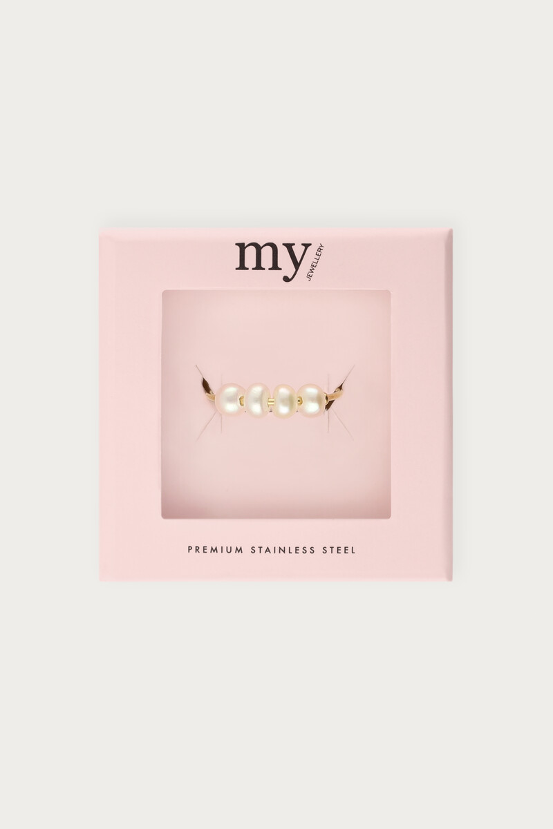 Ring with four freshwater pearls | My Jewellery