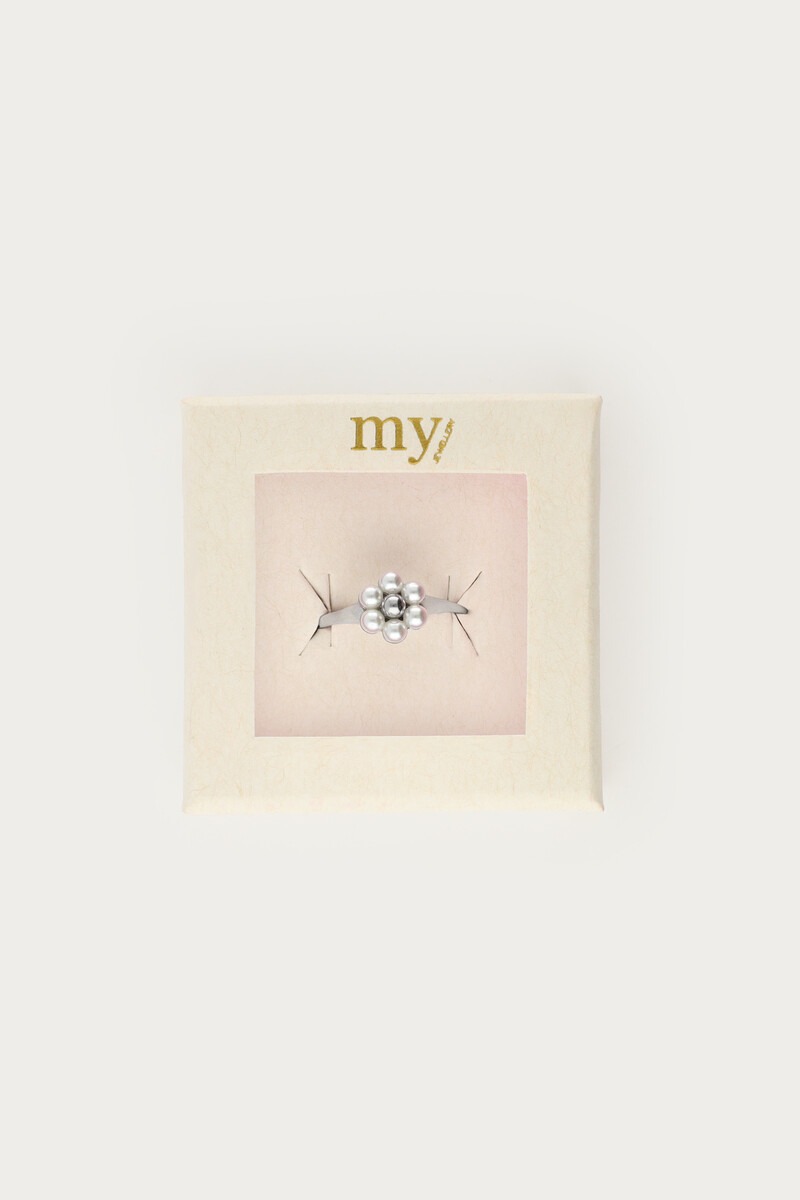 Ring with frreshwater pearl flower | My Jewellery