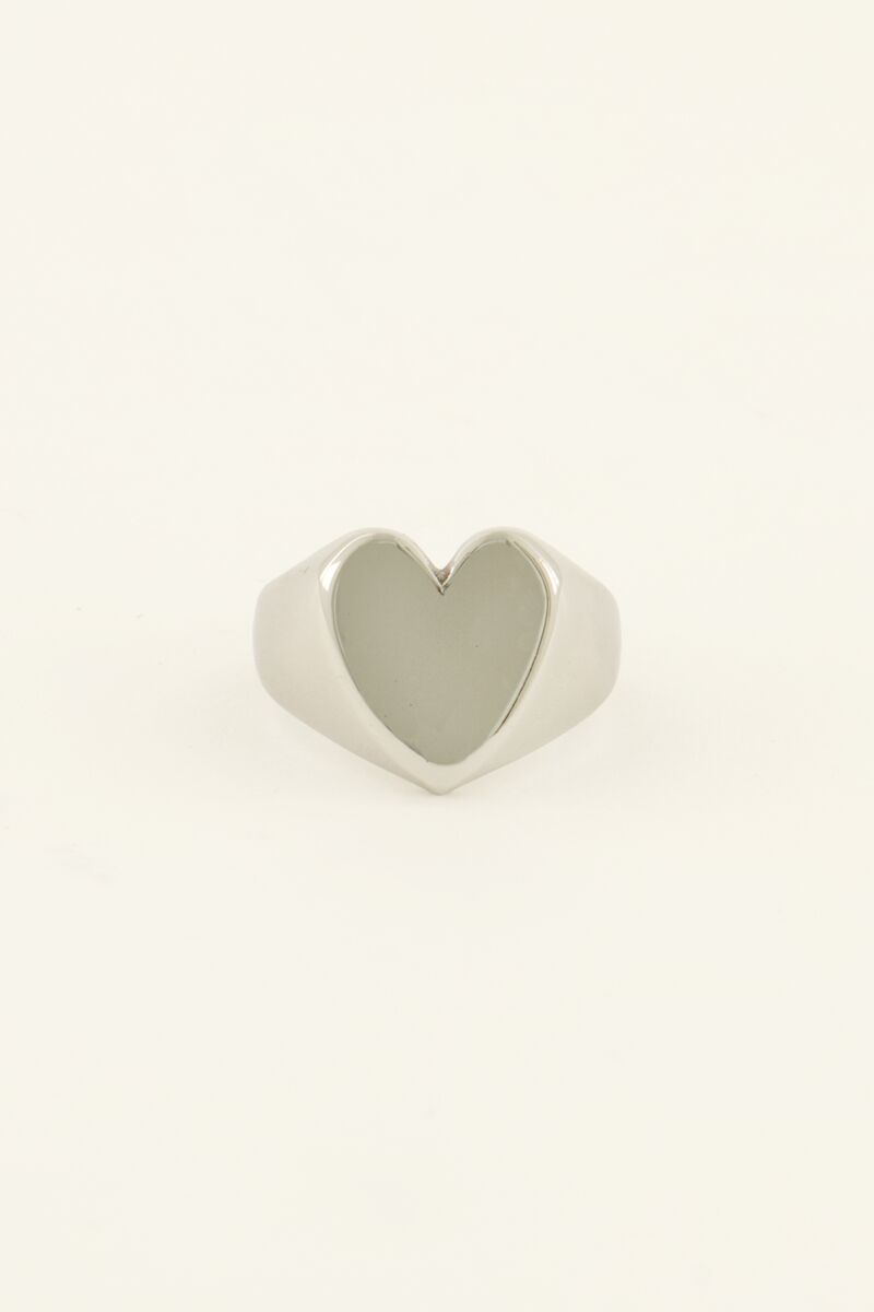 Chevalière coeur