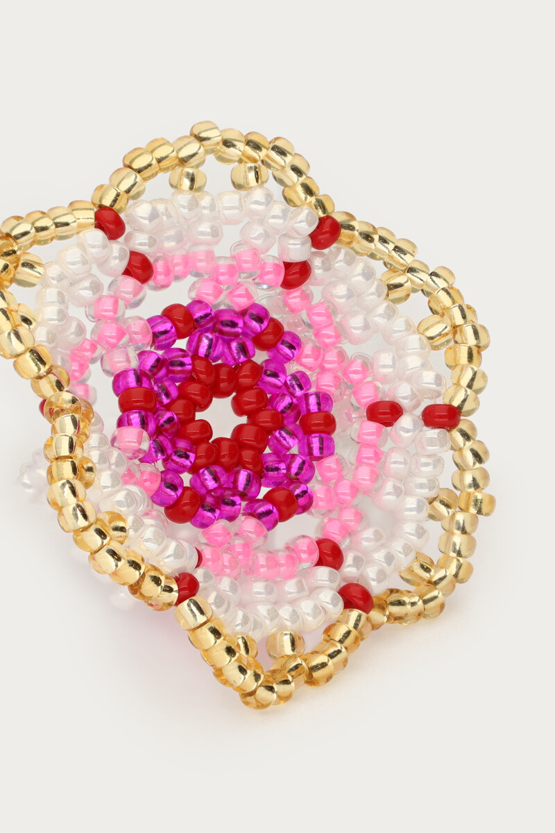 Ring with miyuki flower | My Jewellery