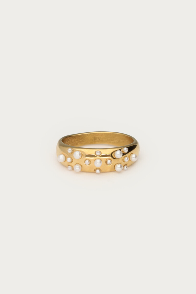 Bagueà perles fantaisies My Jewellery Doré 18 femme