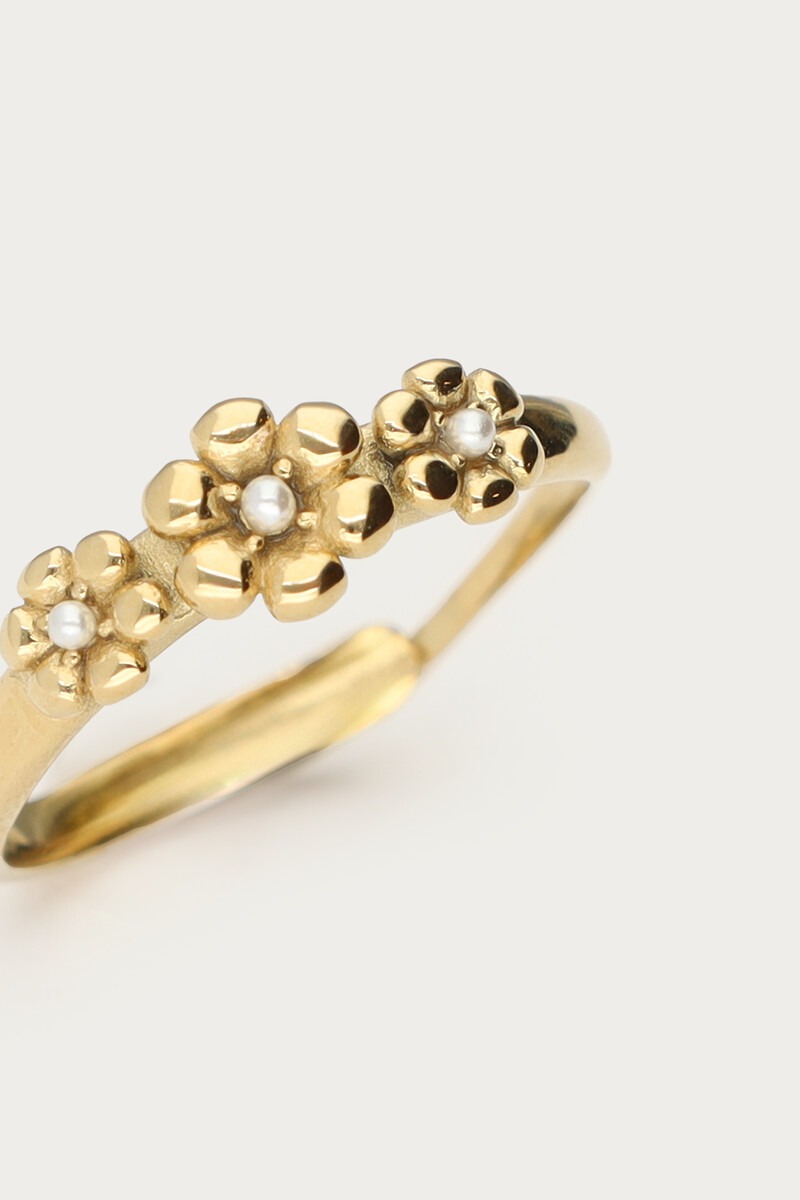 Ring with three flowers | My Jewellery