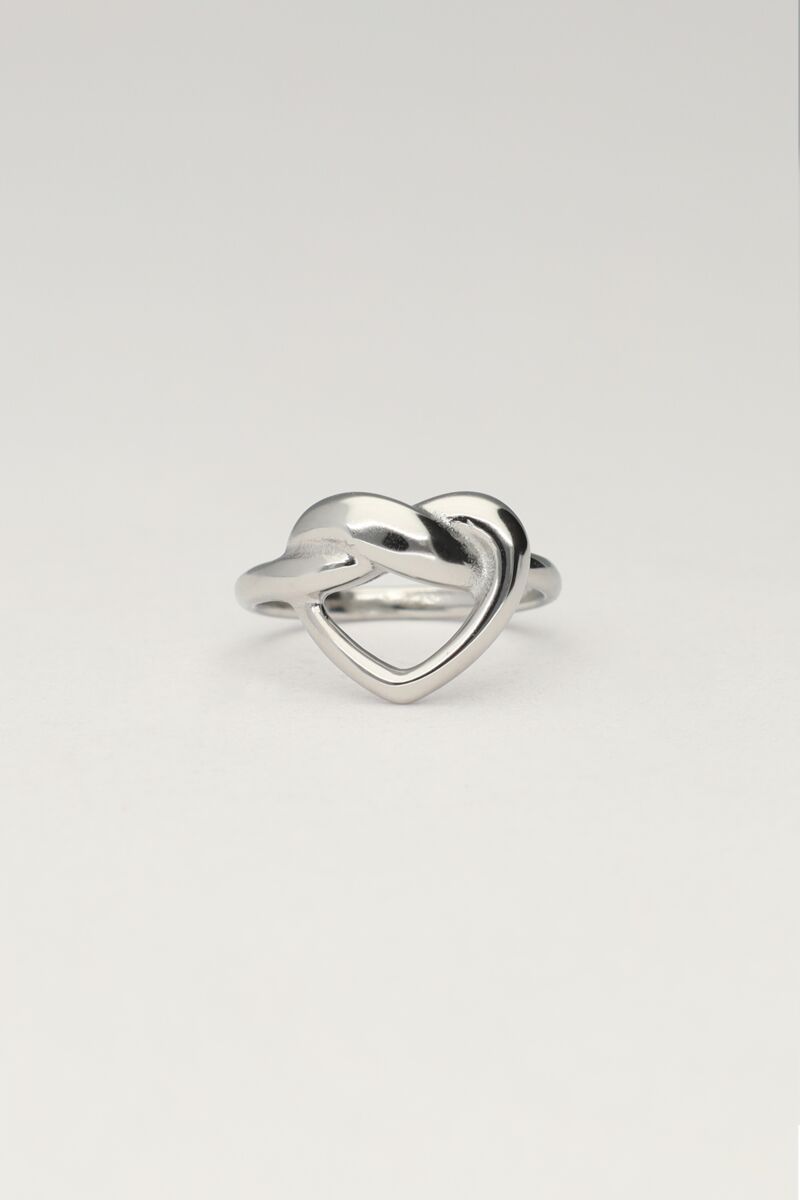 My jewellery Ring met getwist hartje
