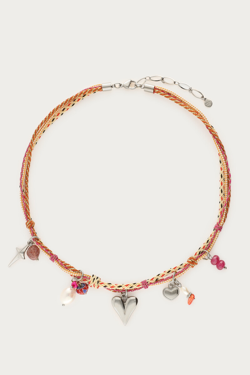 Rope necklace with Indian Summer charms | My Jewellery