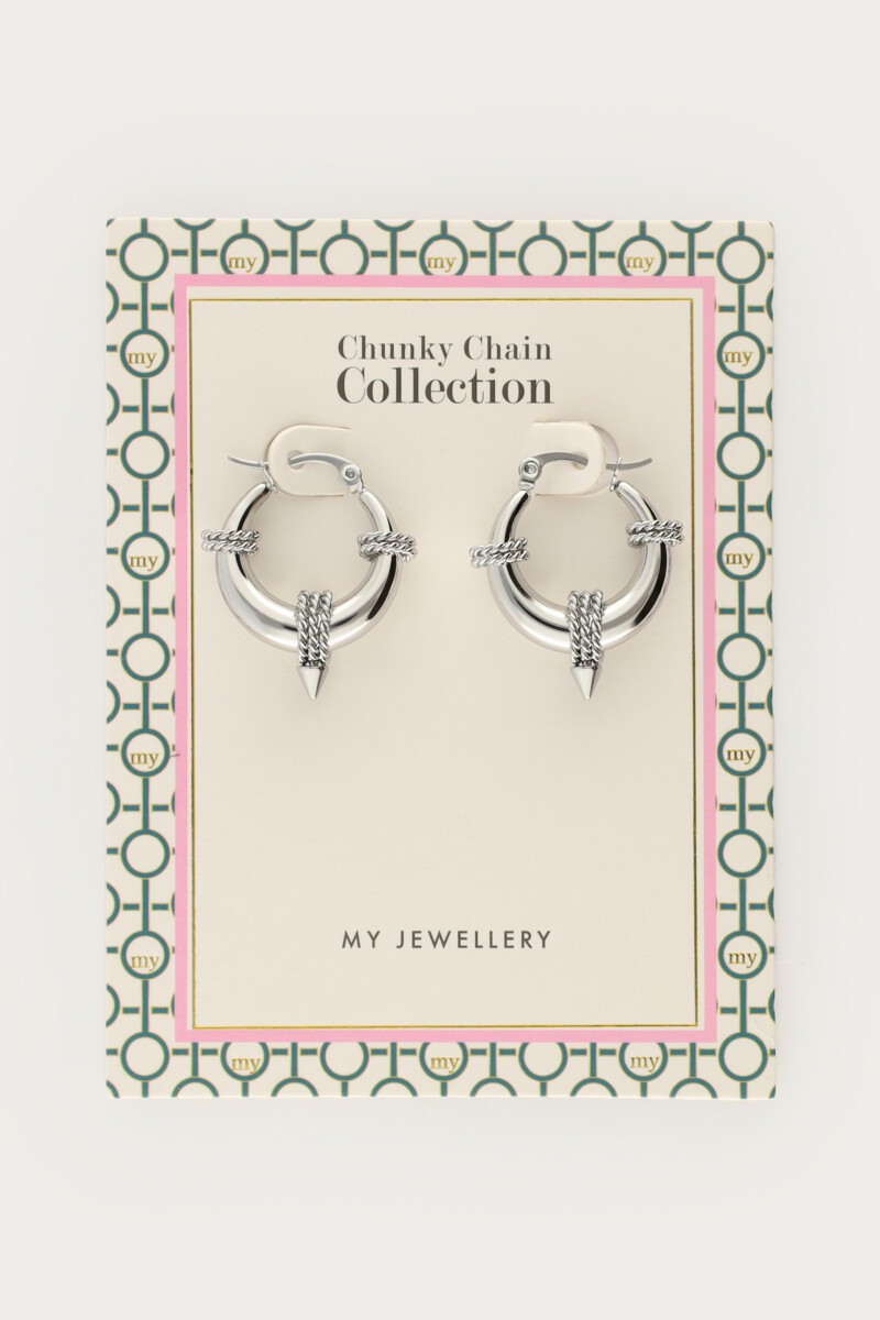 Round chain earrings | My Jewellery