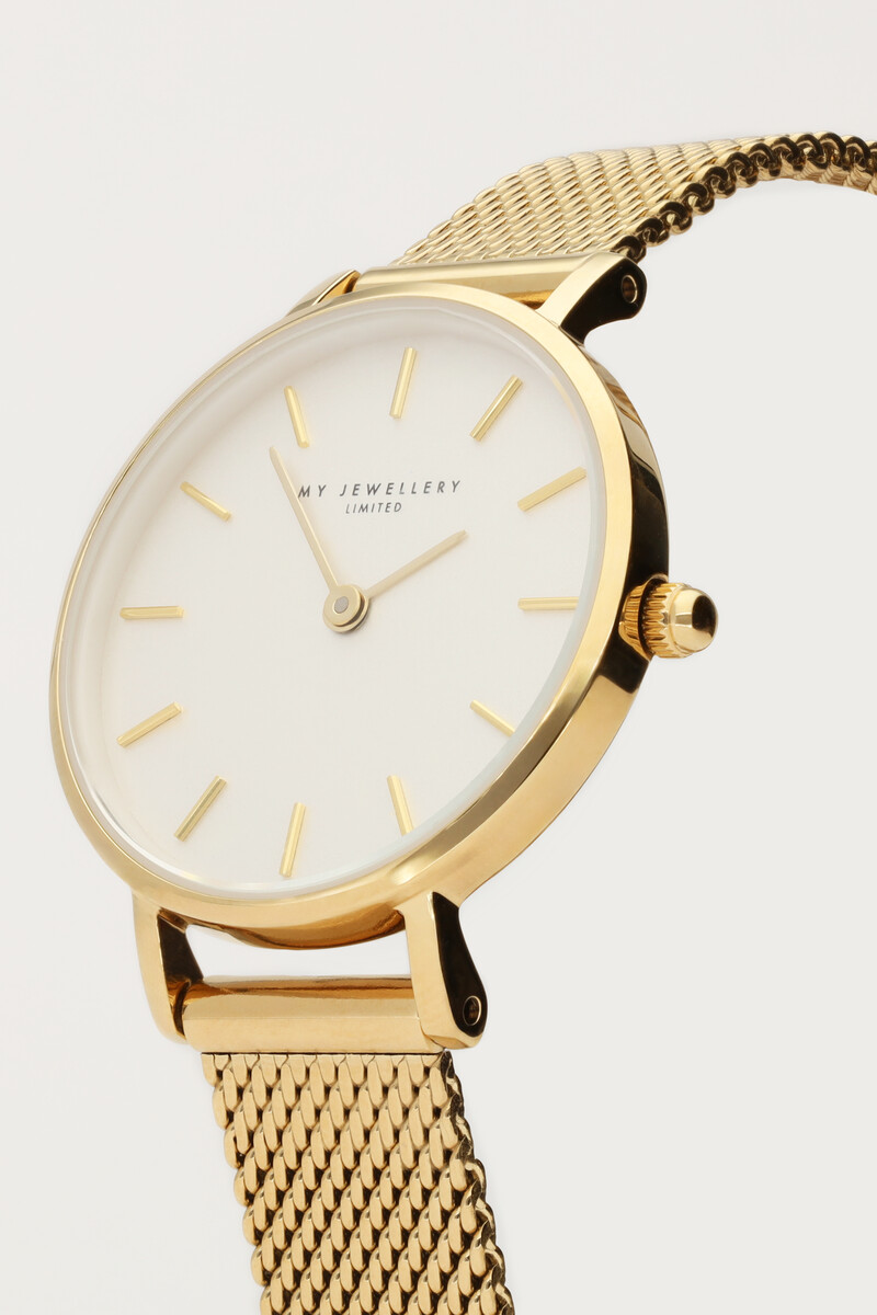 Round watch white clock face | My Jewellery