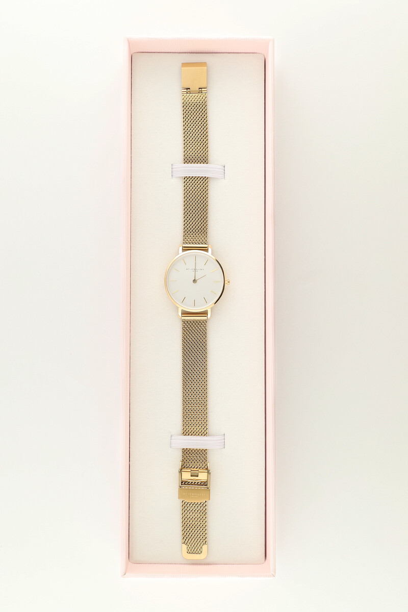 Round watch white clock face | My Jewellery