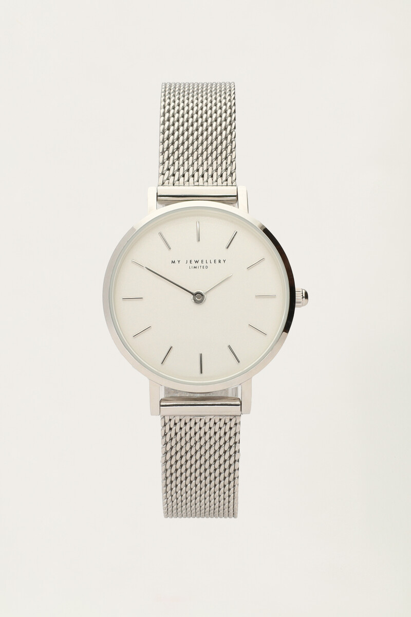 Rond horloge witte wijzerplaat