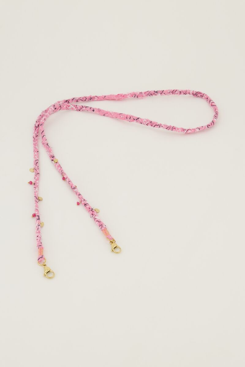 Roze bandana telefoonkoord | My Jewellery