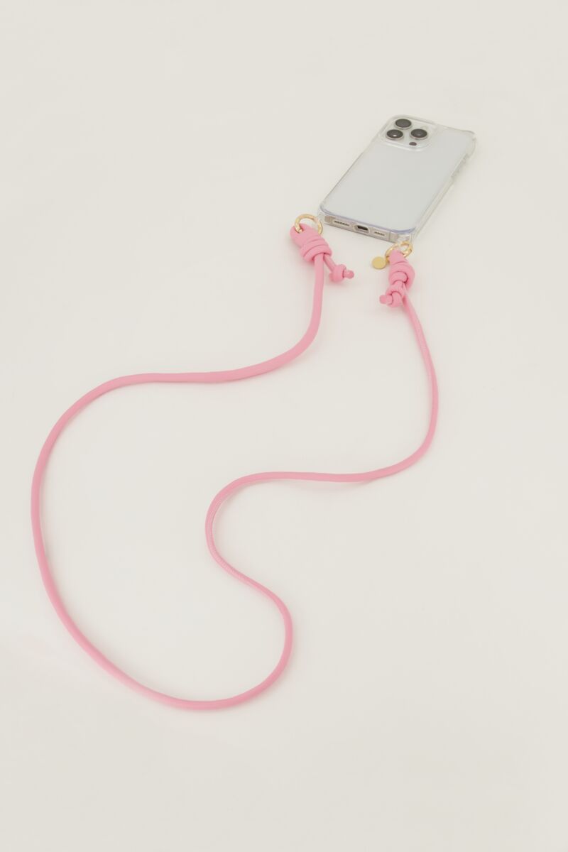 Roze telefoonkoord | My Jewellery