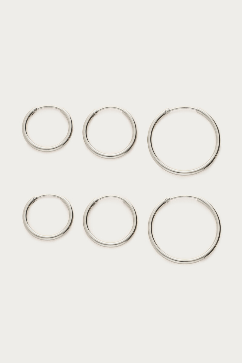 Set of three basic hoop earrings | My Jewellery