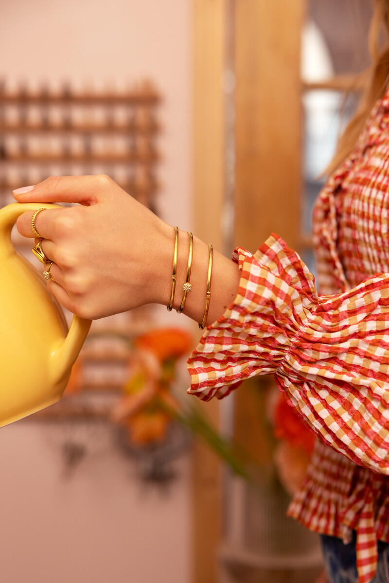 Love bangle with large rhinestone | My Jewellery