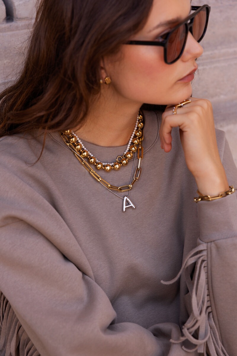 Bold necklace with initial | My Jewellery