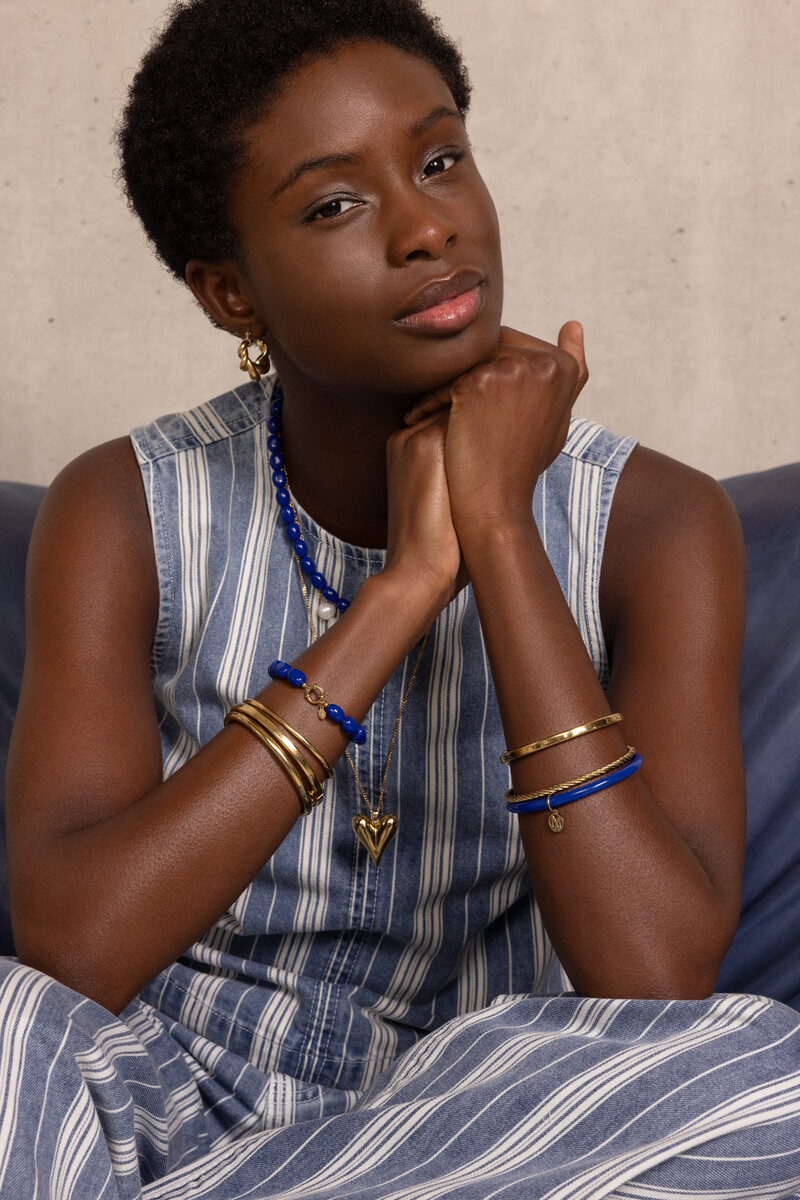 Dark blue thin bangle set | My Jewellery