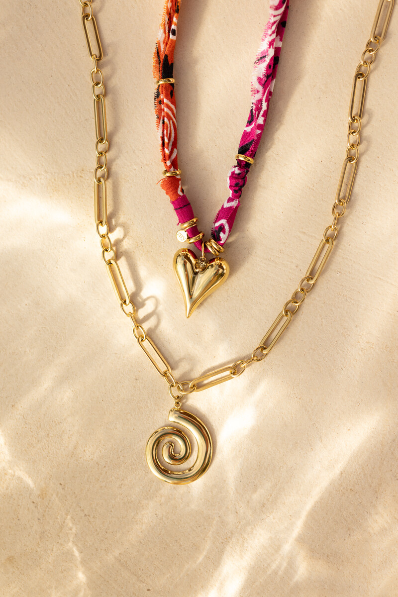 Sunrocks flat shell link necklace | My Jewellery