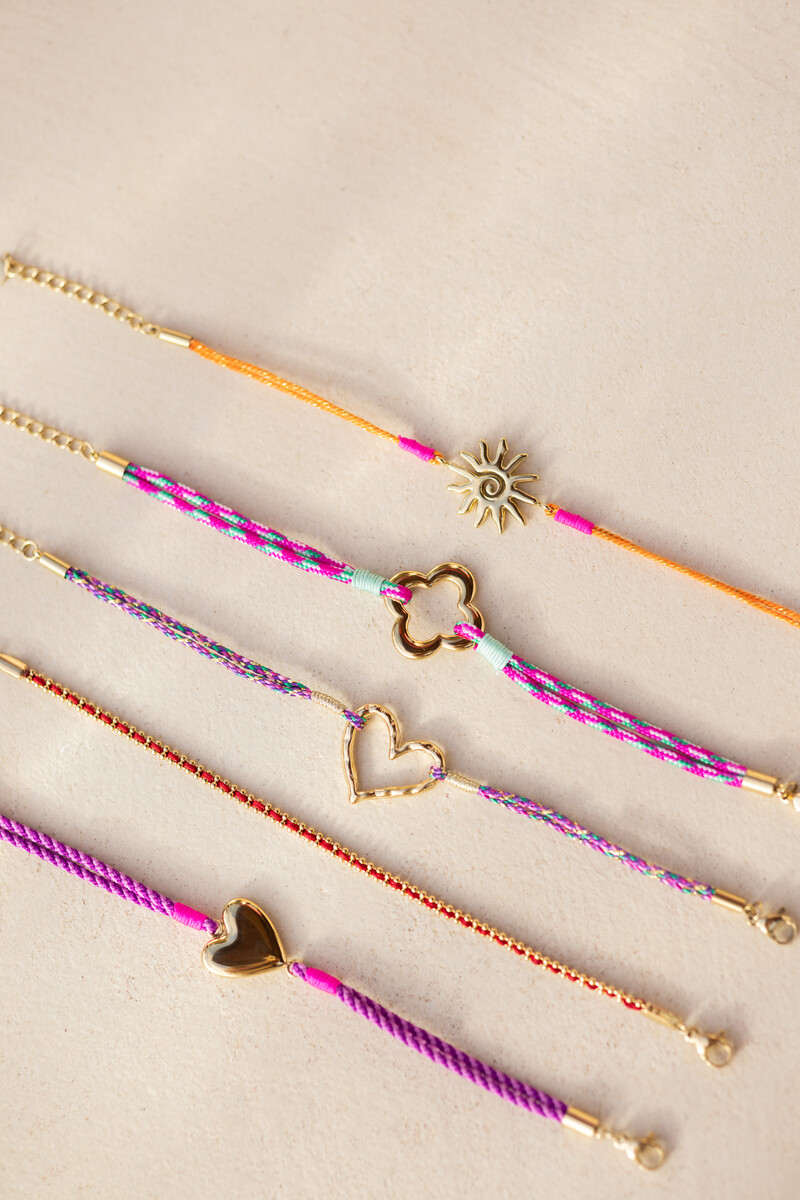 Sunrocks rope bracelet clover | My Jewellery