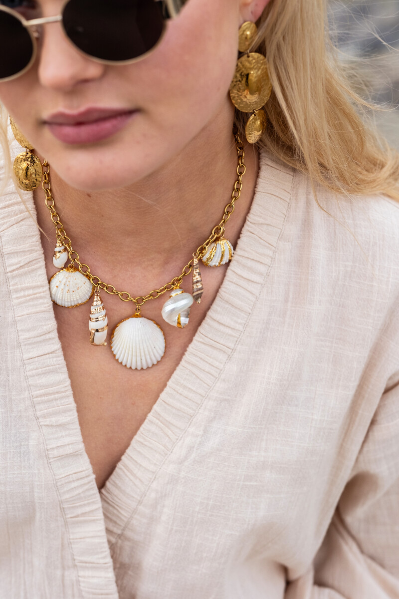 Mer chain necklace with statement shells | My Jewellery