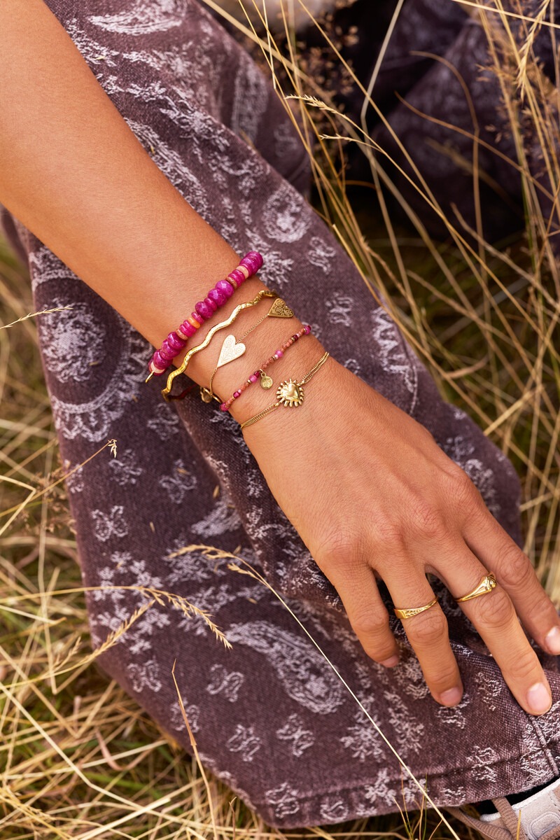 Fortune double bracelet with heart sun | My Jewellery