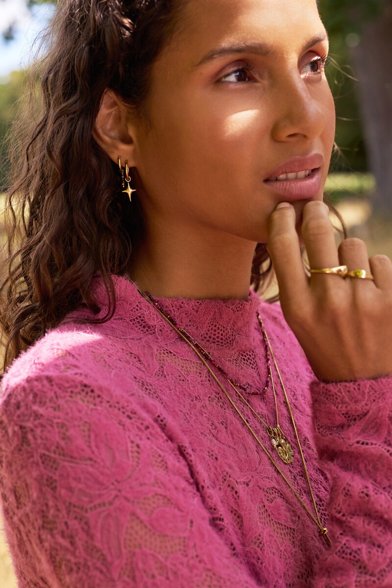 Fortune hoop earrings with North Star | My Jewellery