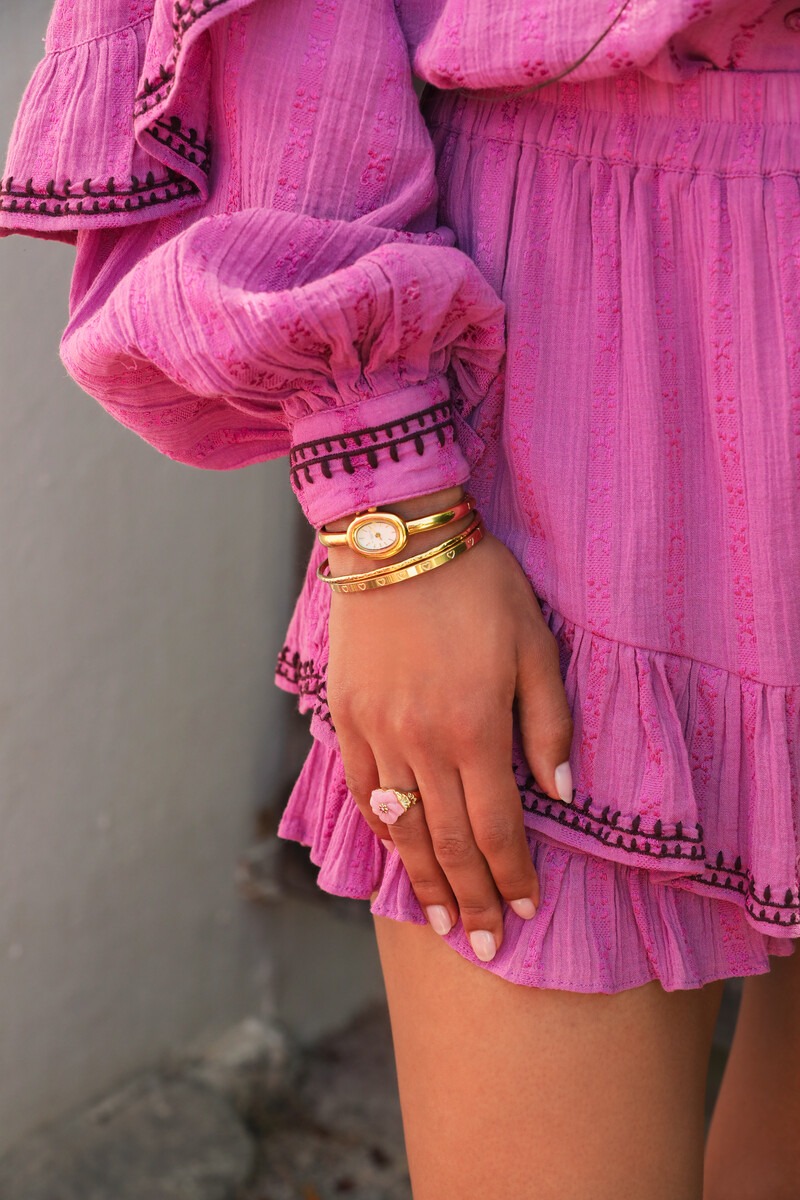 Bangle with engraved hearts | My Jewellery