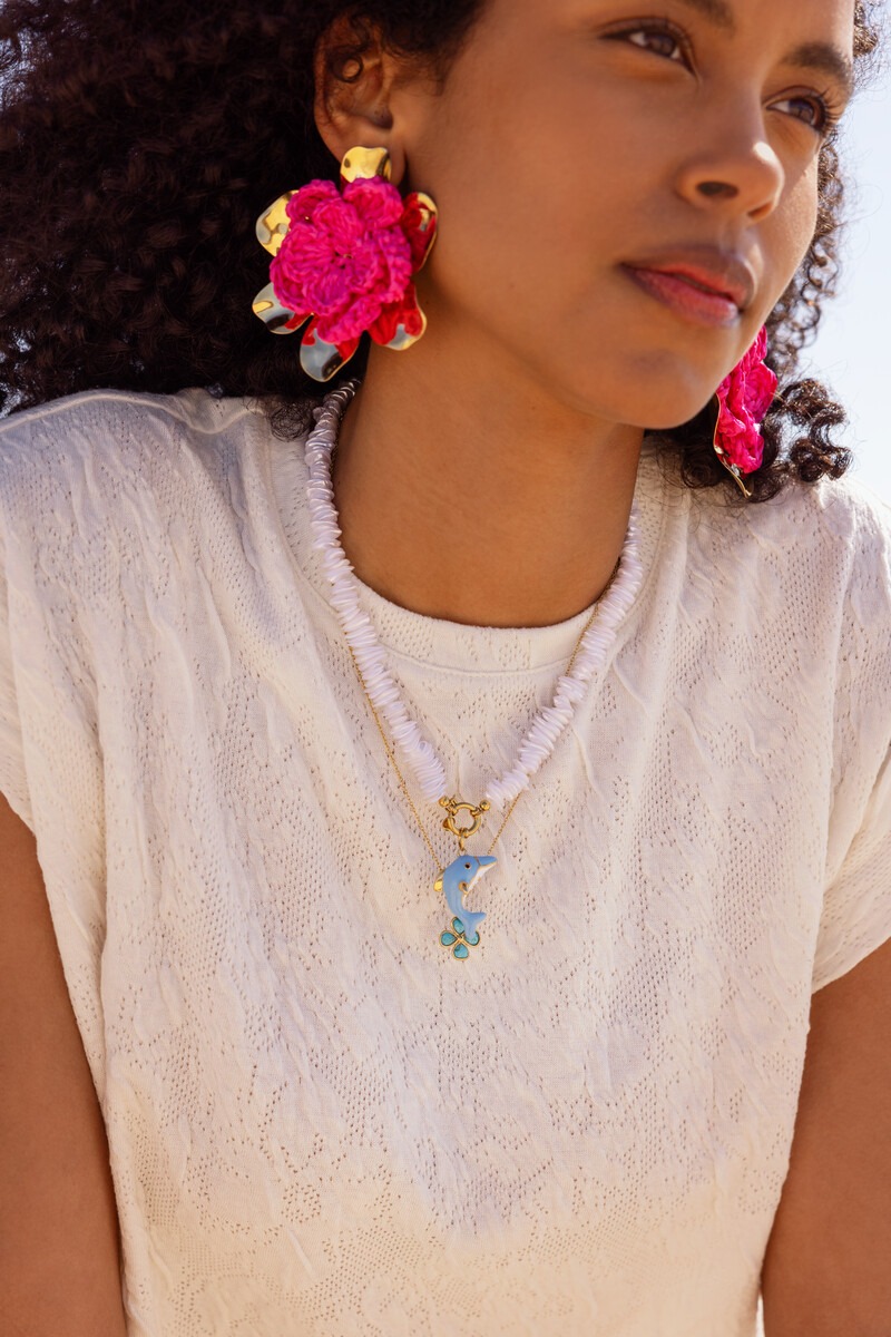 Collier Tropical coquillages