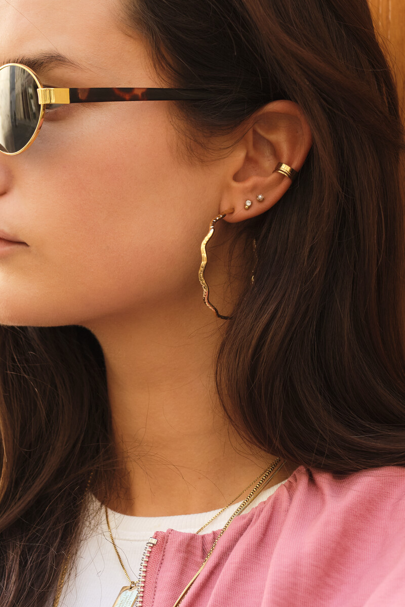 Boucles d'oreilles Bold tourbillon