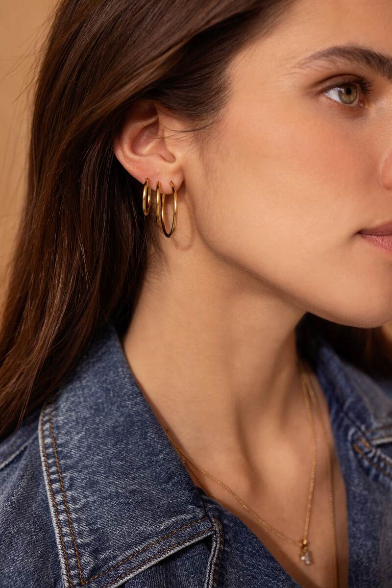 Set of three basic hoop earrings | My Jewellery