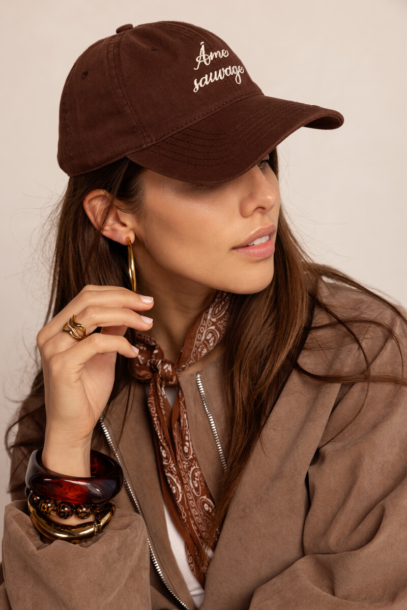 Brown cap "Âme sauvage" | My Jewellery